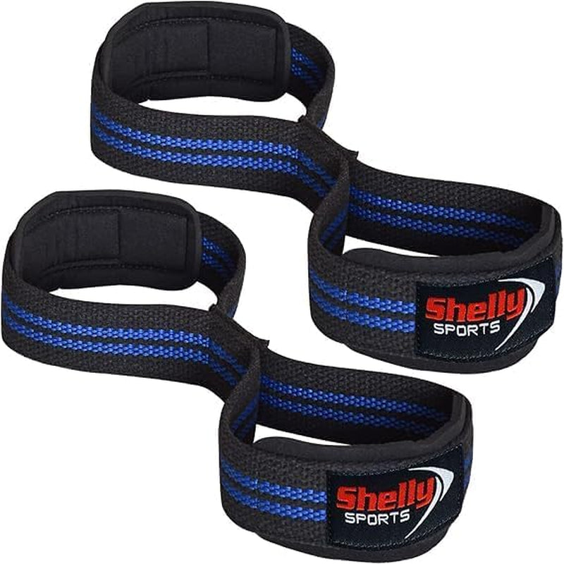 Shelly Figure 8 Weight Lifting Straps, Heavy Duty Gym Wrist Straps with Padded C