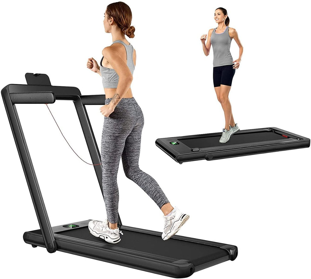 1-12Kph Folding Electric Treadmill with Bluetooth Capability
