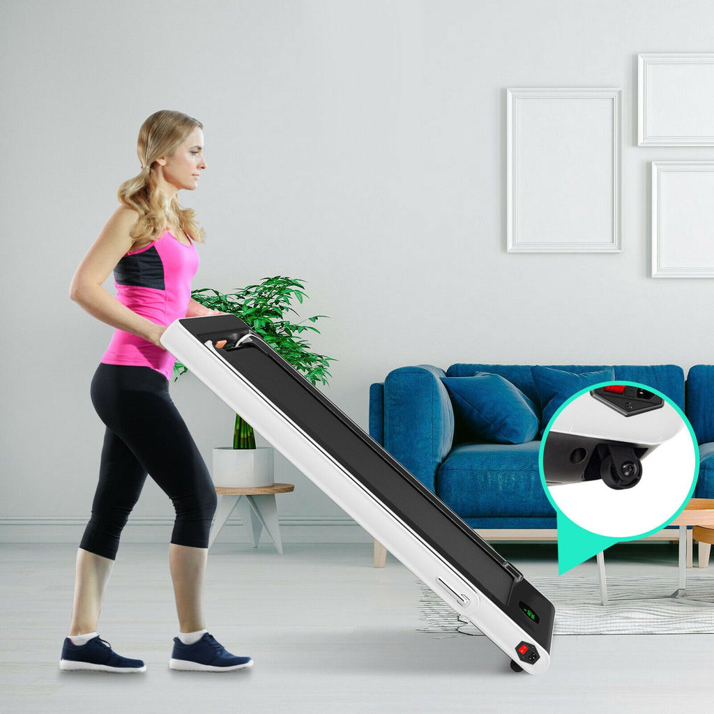 1-12Kph Folding Electric Treadmill with Bluetooth Capability