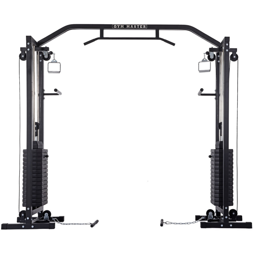 GYM MASTER 180Kg Cable Crossover Machine Equipment Pull up Multi Station Cage