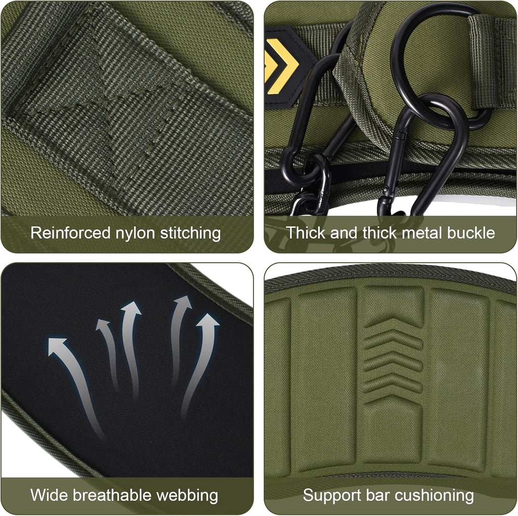 Weight Lifting Belt Pull Up, Dip Belt with Chain, Weightlifting Belts for Men Wo