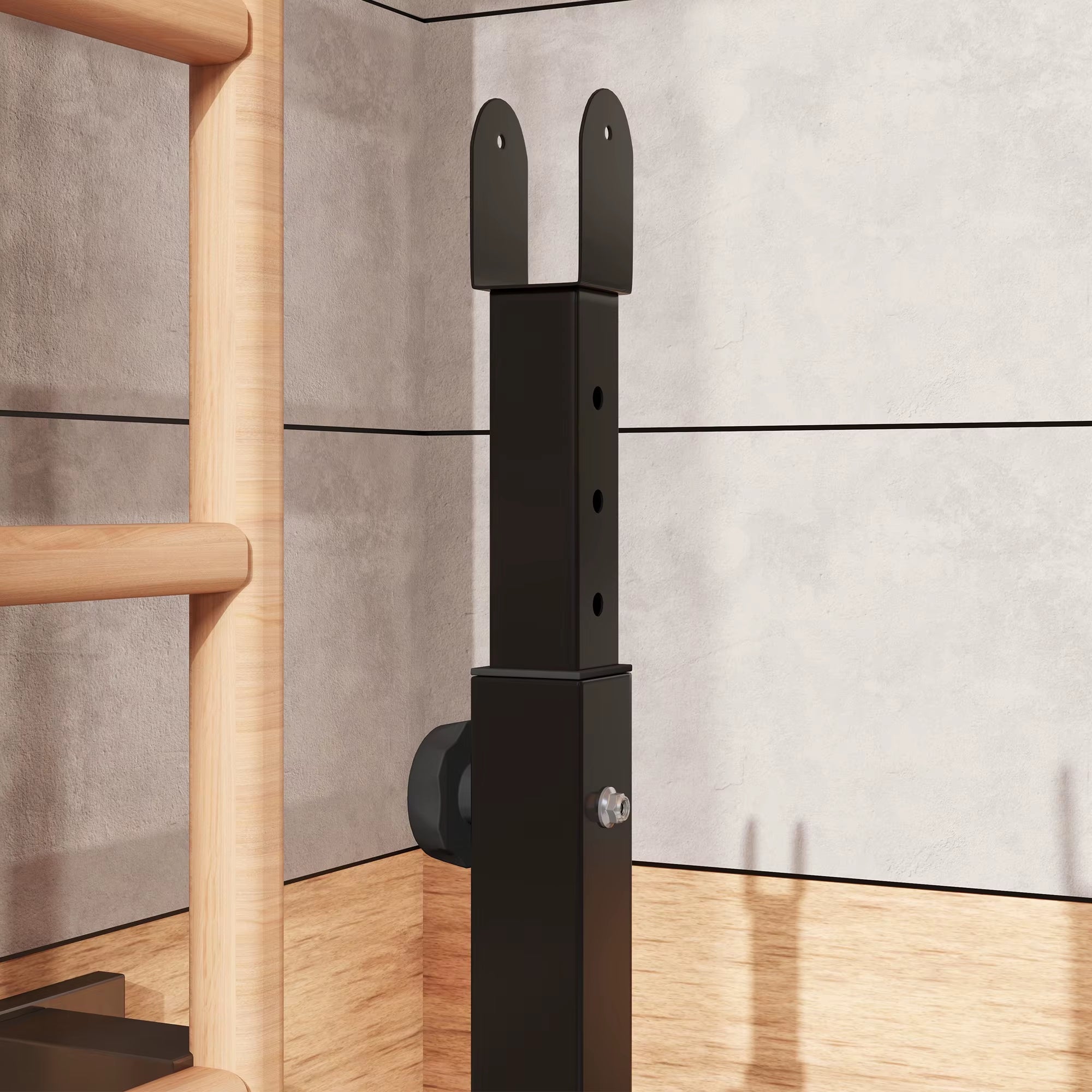 Weight Bench with Bench Press Rack, Preacher Curl Bench, Leg Curl Machine, Incline or Flat Workout Bench for Home Gym