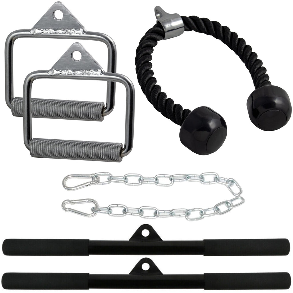 GYM MASTER 180Kg Cable Crossover Machine Equipment Pull up Multi Station Cage